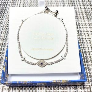 BRAND NEW Rachel Zoe silver toned adjustable bracelet 😍 Box included